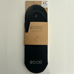 ECCO Men’s No-Show Socks XL / US 12-14.5 (2-Pack) New